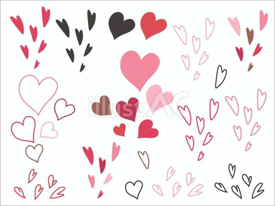 ハートいろいろセット１